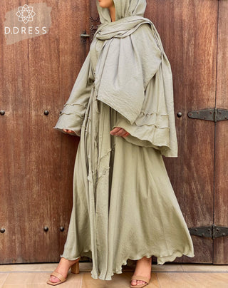 Sous Robe Mara Vert Amande D.ESTOCKAGE